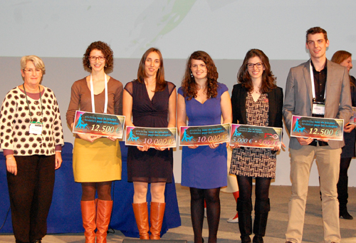 winnaars prijs stichting voor de blinden 2013 tijdens OB congres
