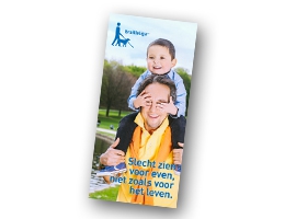 Cover van de brochure 'Slecht zien voor even, niet zoals voor het leven"