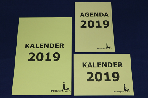 Kalenders en agenda 2019.