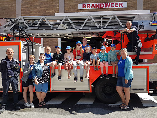 Bij de brandweer